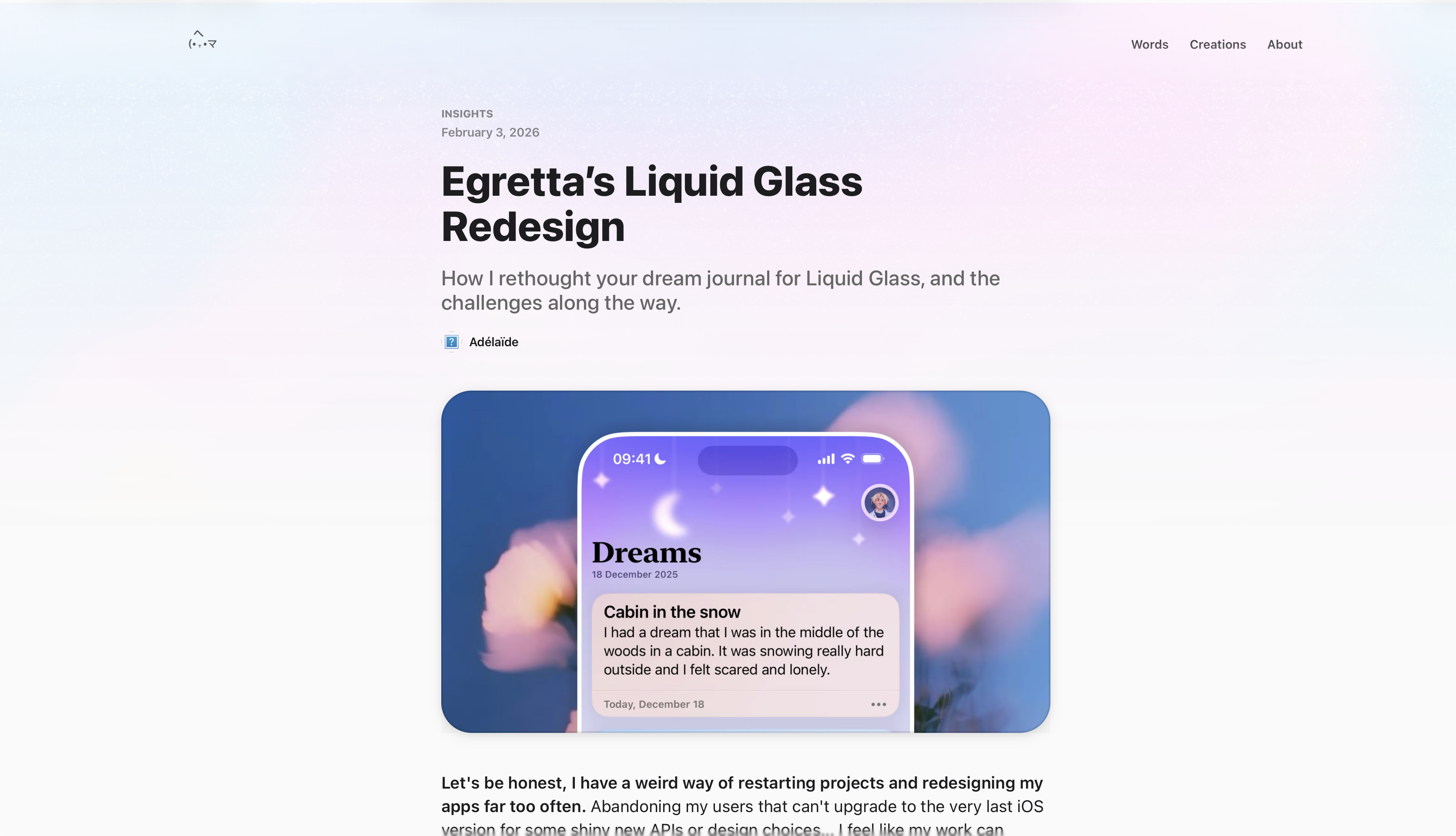 Capture du blog adesky.fr